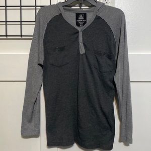 Long sleeve half button down pullover